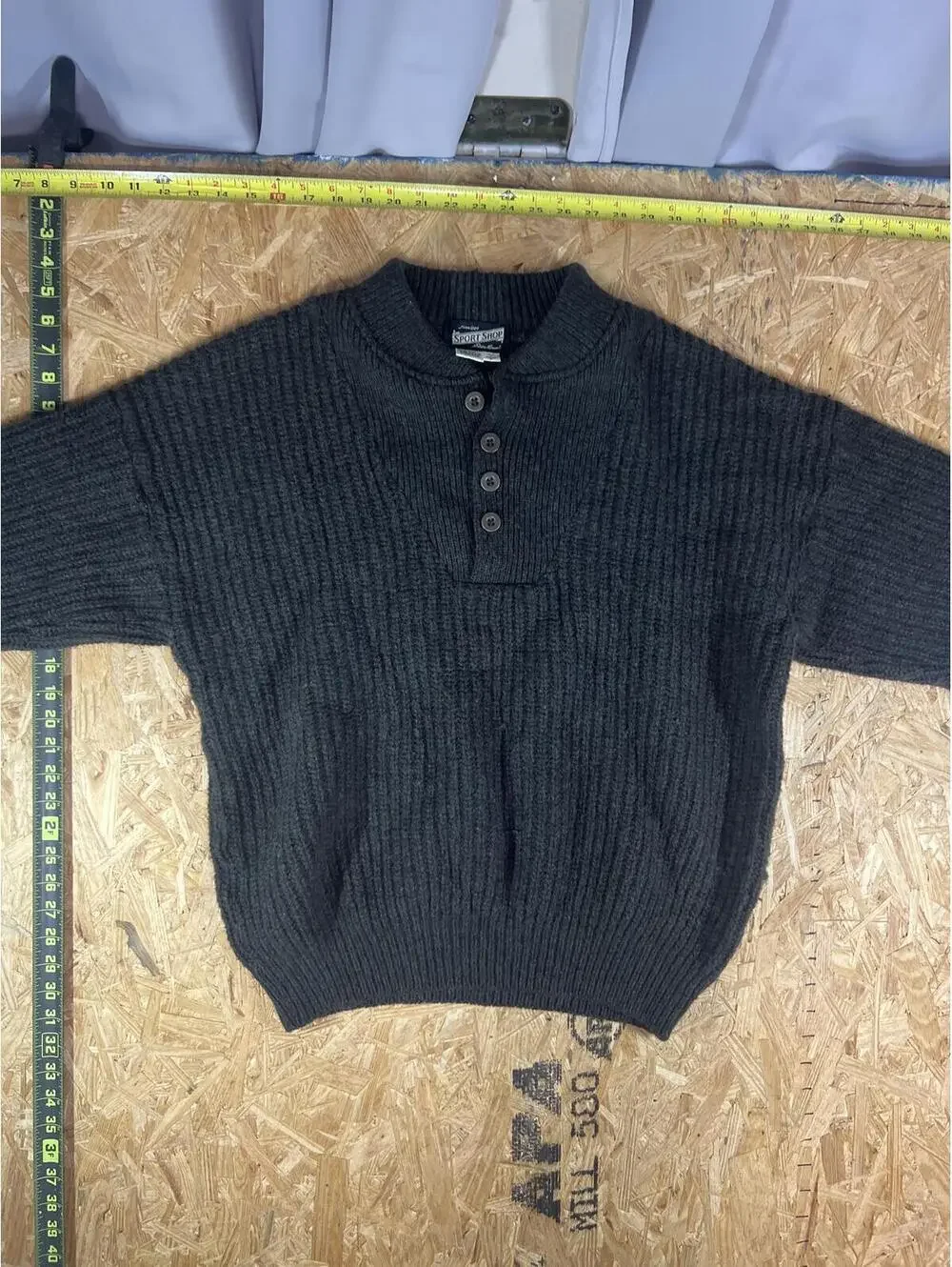 Vintage Eddie Bauer Sport Shop Men's Wool Blend Sweater Medium - Picture 2 of 4